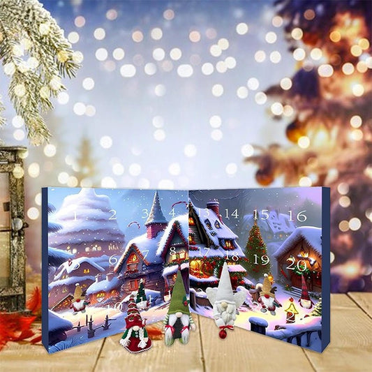 HolidayGnome - Calendrier de l'Avent Festif avec Gnomes