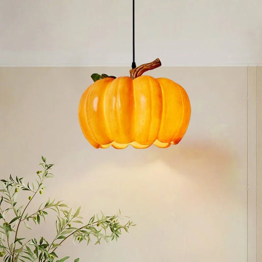 Lustre Rétro Citrouille LED pour Décoration d'Halloween