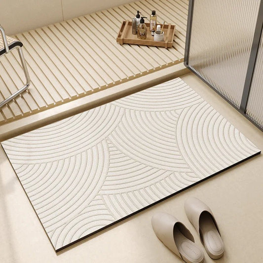 Tappeto da Bagno Antiscivolo Super Assorbente ad Asciugatura Rapida - Tappeto Bagno Moderno