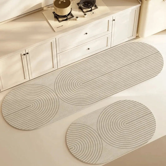 Tapis de Cuisine Antidérapant Absorbant LuxéMat 60 x 40 cm