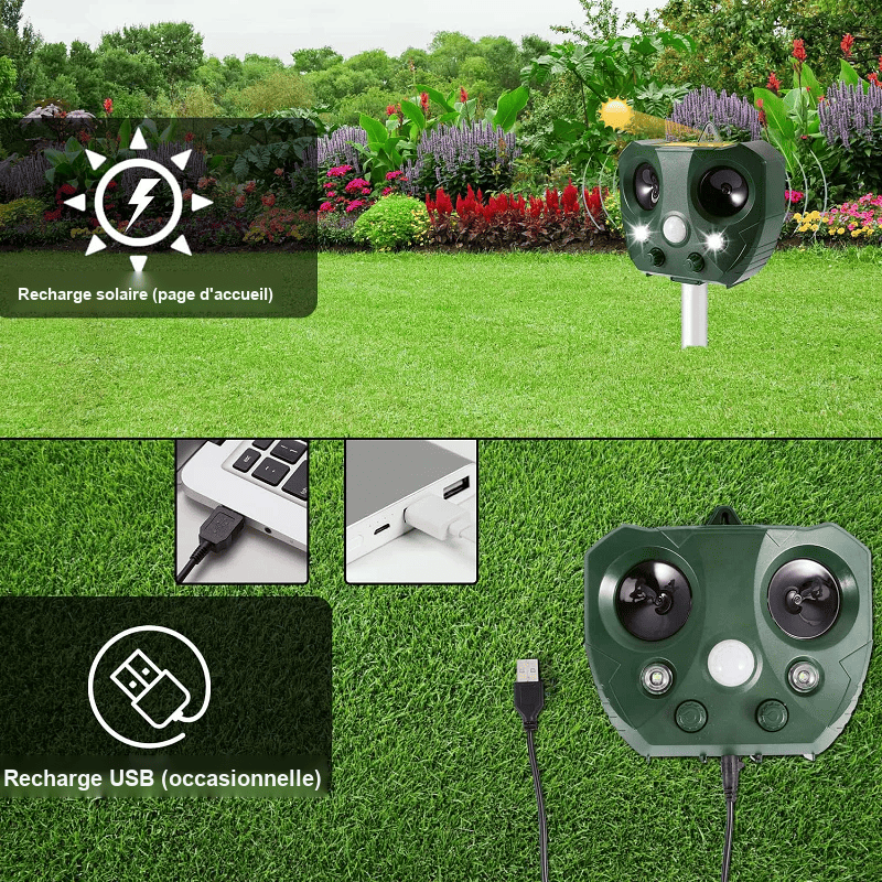 Ultrasone Solar Vogelverjager - Effectieve Tuinbescherming