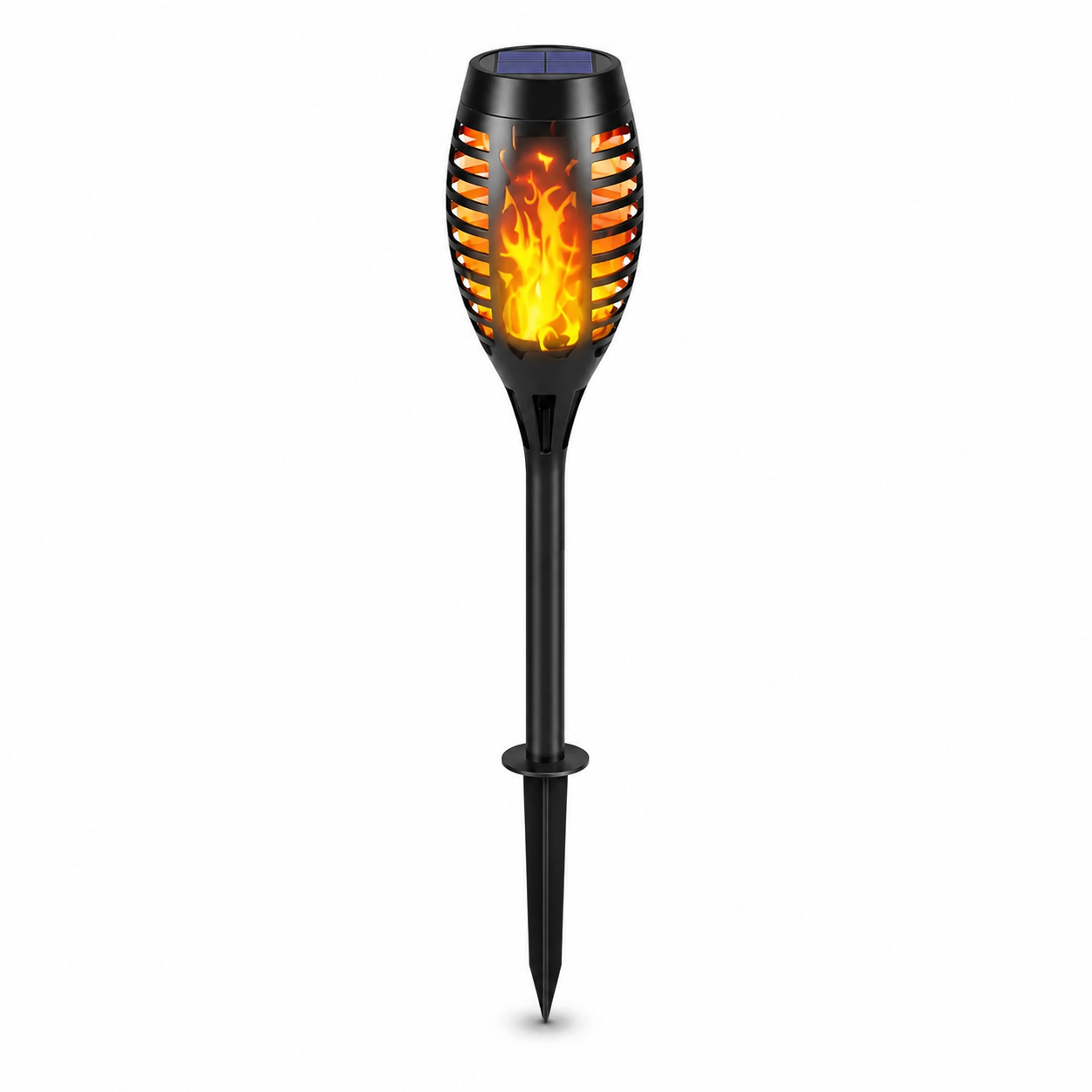 Flaméo - Lampe Solaire à Flamme Vacillante Lot de 4
