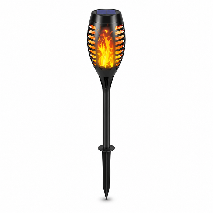 Flaméo - Lampe Solaire à Flamme Vacillante Lot de 4