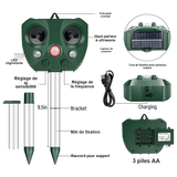 Ultrasone Solar Vogelverjager - Effectieve Tuinbescherming