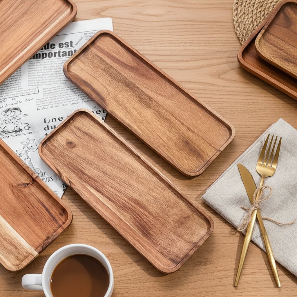 ACACIAEDGE - Planche à Découper en Bois d'Acacia Durable et Élégante