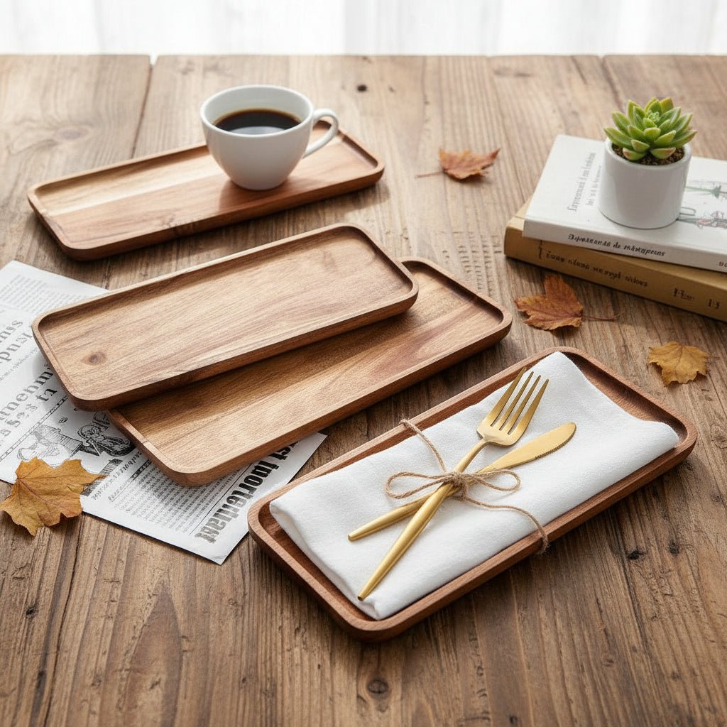 ACACIAEDGE - Planche à Découper en Bois d'Acacia Durable et Élégante