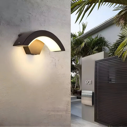 Applique da Parete per Esterni con Sensore di Movimento - LumiGuard