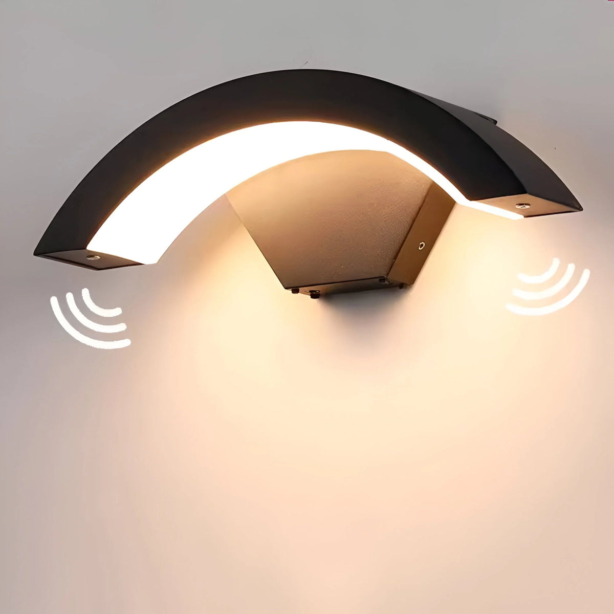 Applique da Parete per Esterni con Sensore di Movimento - LumiGuard