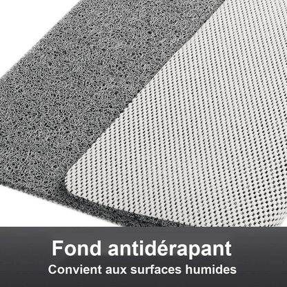 Tapis de Douche Antidérapant AQUALUXE avec Drainage Hygiénique