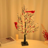 Arbre Lumineux Décoratif en Fil de Cuivre - Ambiance Chaleureuse
