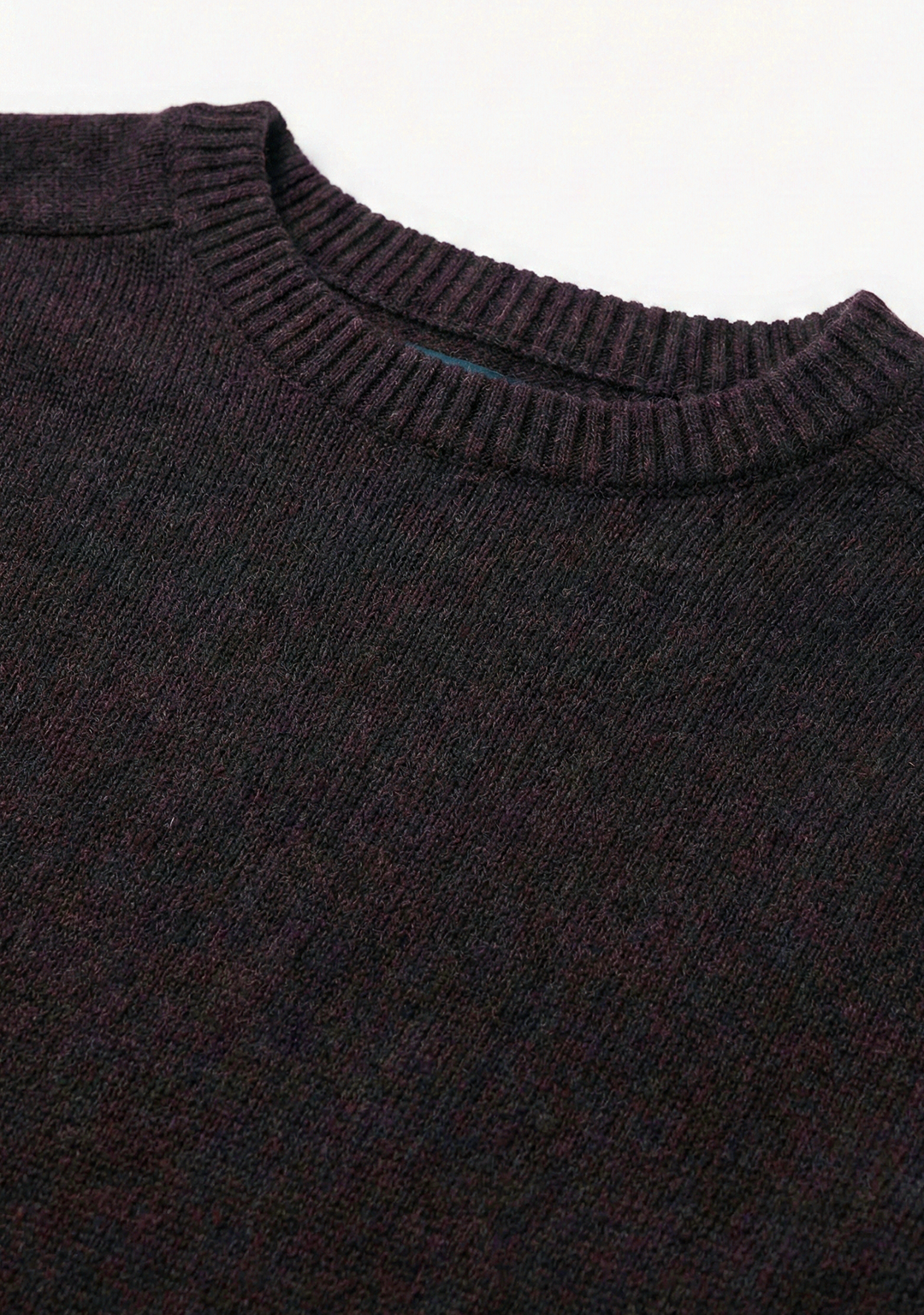 Pull en maille premium pour homme – Marron foncé