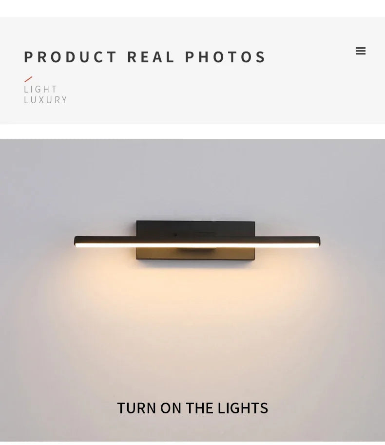 AuroLite - Lampada da Parete LED Orientabile dal Design Moderno