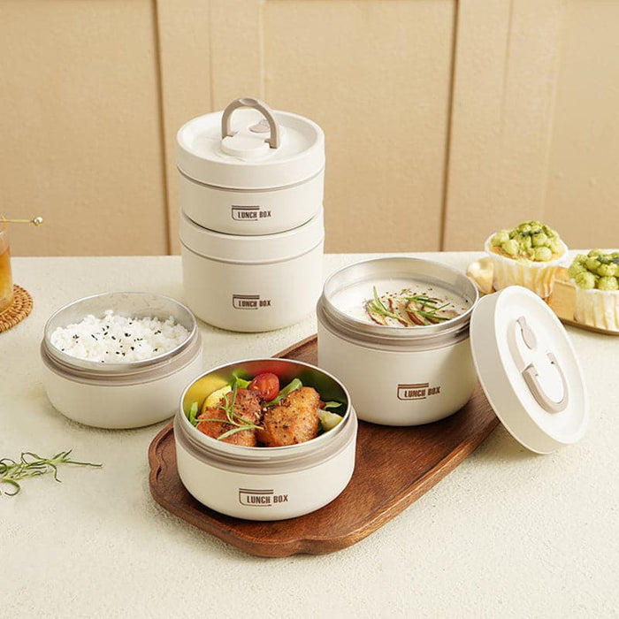 Boîte Repas Isotherme Chaud Longue Durée - Acier Inoxydable 620ml