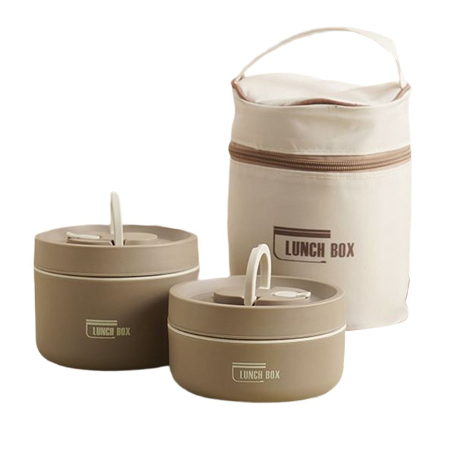 Boîte Repas Isotherme Chaud Longue Durée - Acier Inoxydable 620ml