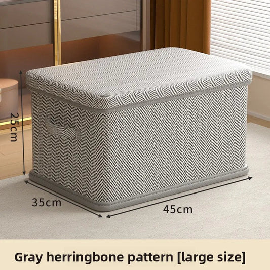 Scatola Contenitore Pieghevole con Coperchio - Grande Capacità 30L