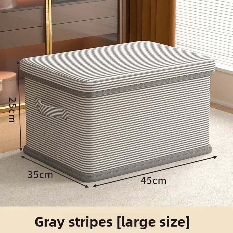 Scatola Contenitore Pieghevole con Coperchio - Grande Capacità 30L