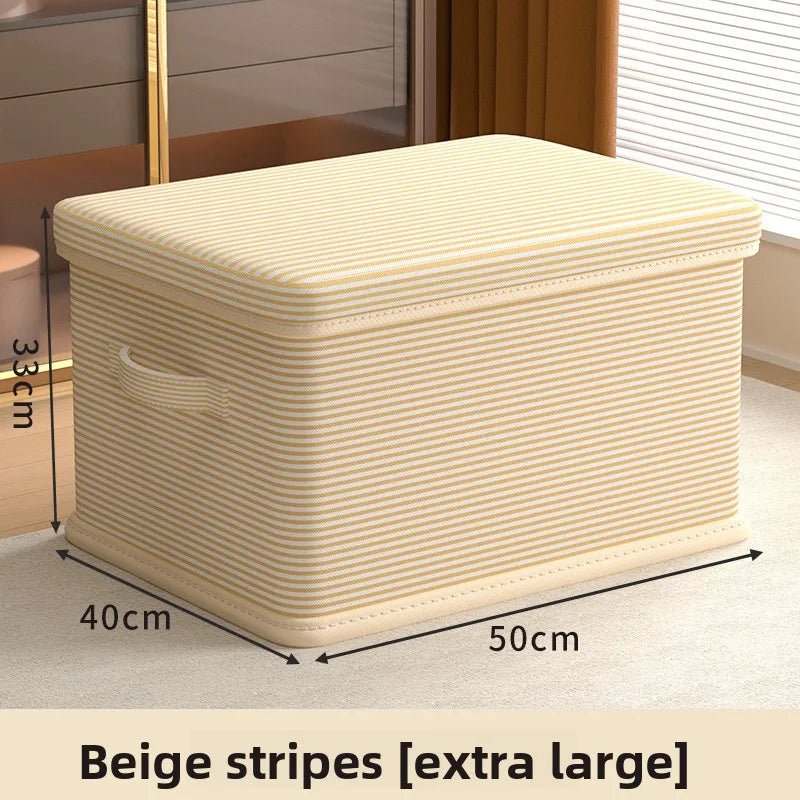 Scatola Contenitore Pieghevole con Coperchio - Grande Capacità 30L