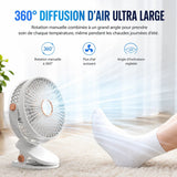 Breezéo™ - Ventilatore Portatile Ricaricabile 8000mAh 5 Velocità