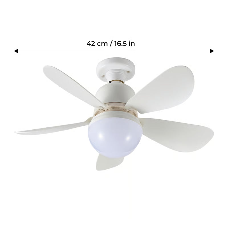 BriseLux - Ventilateur Plafond 2 en 1 avec Éclairage Réglable