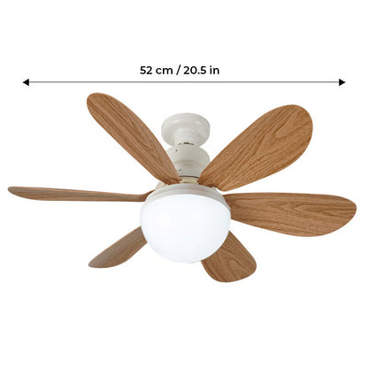 BriseLux - Ventilateur Plafond 2 en 1 avec Éclairage Réglable