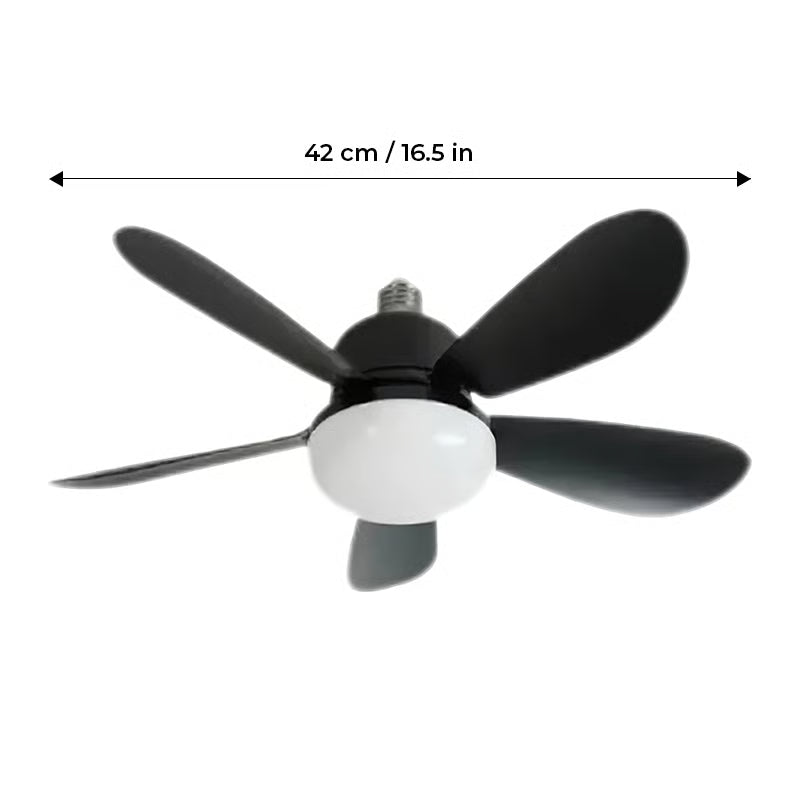 BriseLux - Ventilateur Plafond 2 en 1 avec Éclairage Réglable