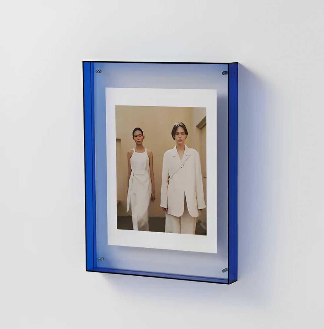 Cadre Photo Acrylique Transparent - Design Minimaliste Élégant