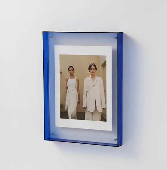 Cadre Photo Acrylique Transparent - Design Minimaliste Élégant