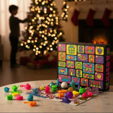 Calendrier de l'Avent Original Fidget - 24 Jouets Spongieux pour Noël