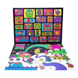 Calendrier de l'Avent Original Fidget - 24 Jouets Spongieux pour Noël