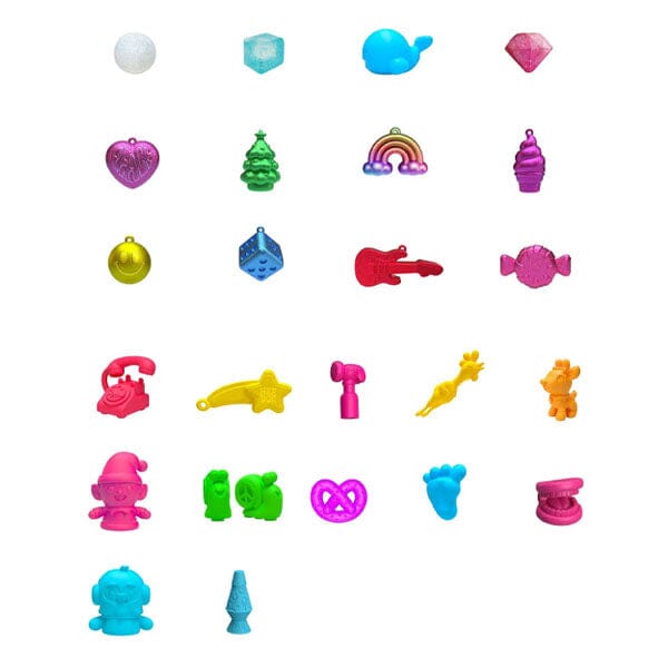 Calendrier de l'Avent Original Fidget - 24 Jouets Spongieux pour Noël