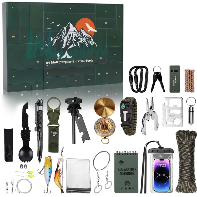 Calendrier de l'Avent de Survie - 24 Outils Pratiques pour Aventuriers