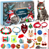Calendrier de l'Avent pour Chats - 24 Jouets Interactifs Festifs