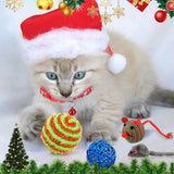 Calendrier de l'Avent pour Chats - 24 Jouets Interactifs Festifs