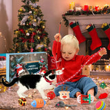 Calendrier de l'Avent pour Chats - 24 Jouets Interactifs Festifs