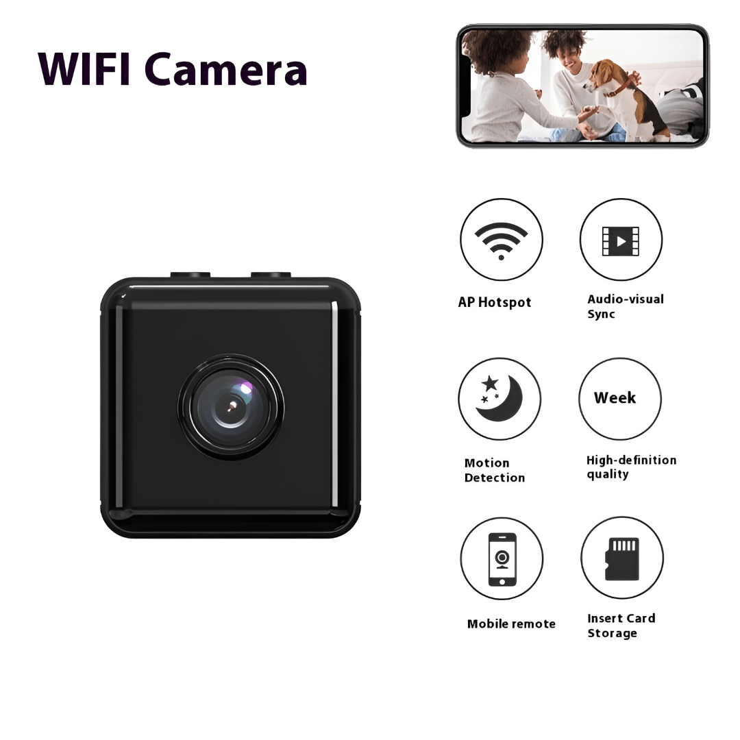 Telecamera di sorveglianza WiFi 1080P senza fili con visione notturna