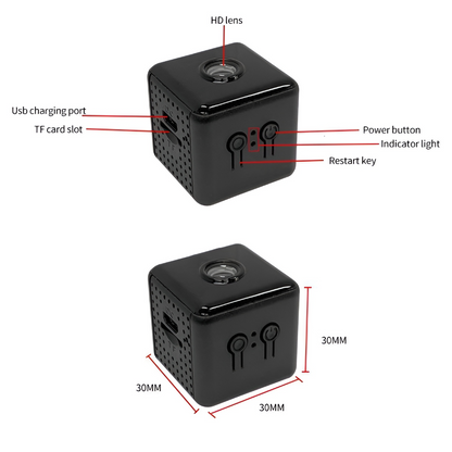 Caméra de Surveillance WiFi 1080P Sans Fil avec Vision Nocturne