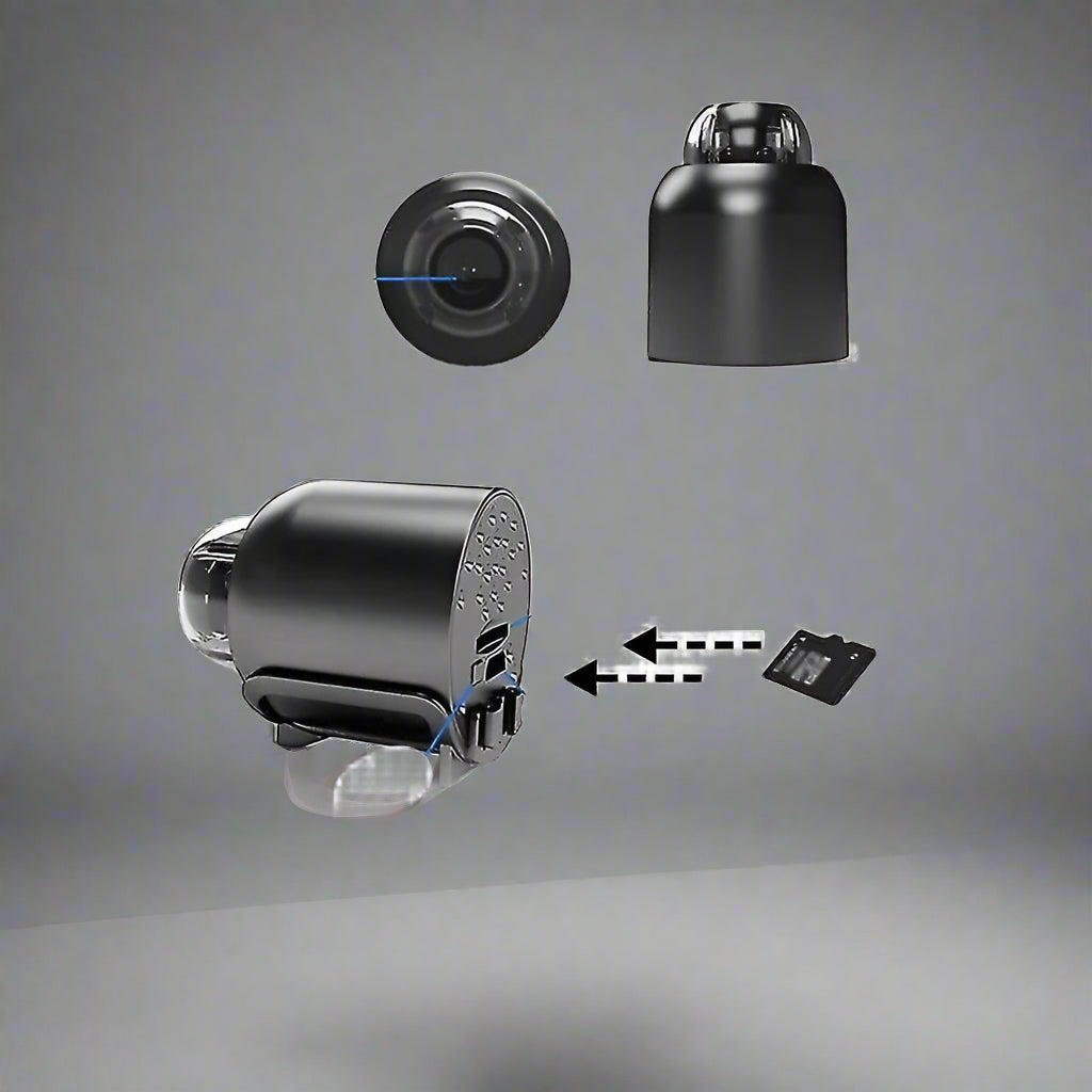 Telecamera di Sorveglianza WiFi Mini 5G 1080P HD con Visione Notturna