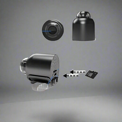 Caméra de Surveillance WiFi Mini 5G 1080P HD avec Vision Nocturne