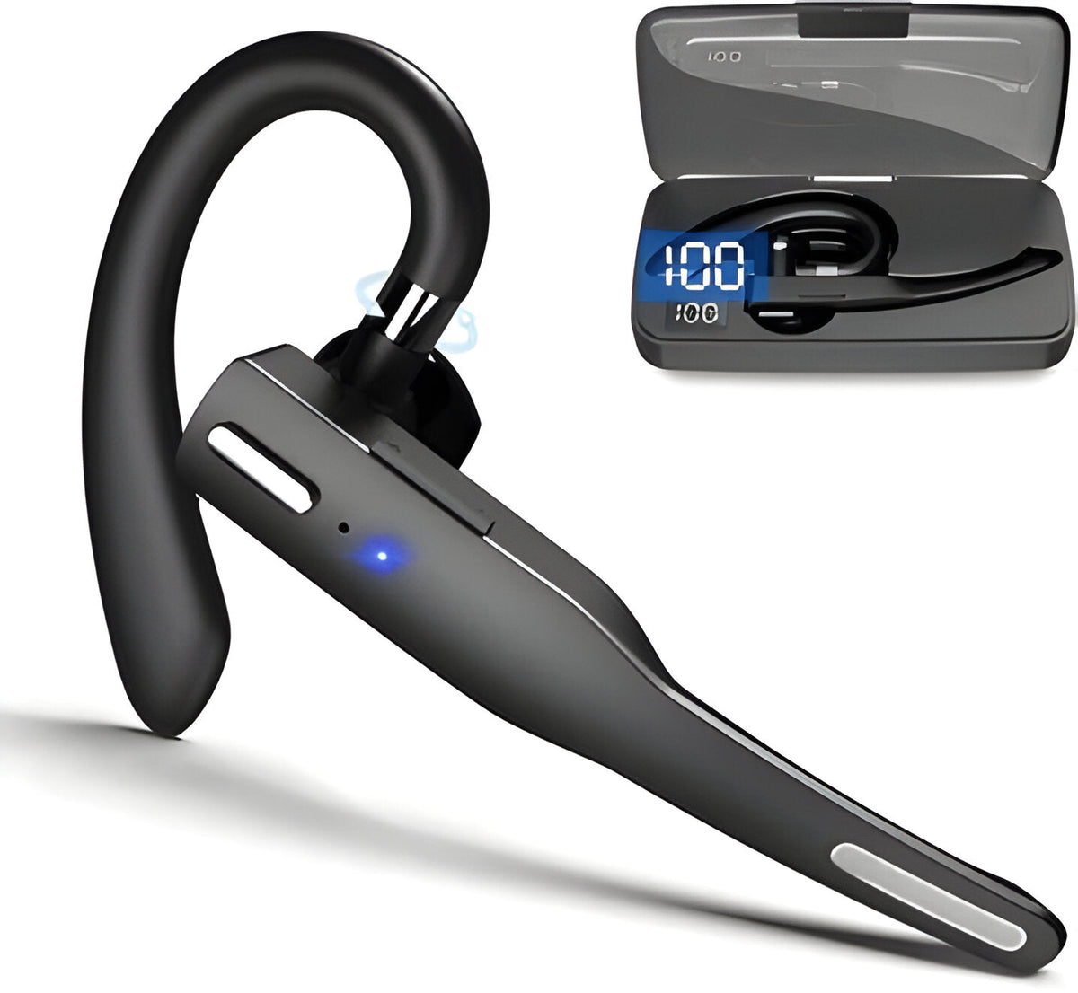 Casque Bluetooth 5.1 avec Double Microphone et Réduction de Bruit