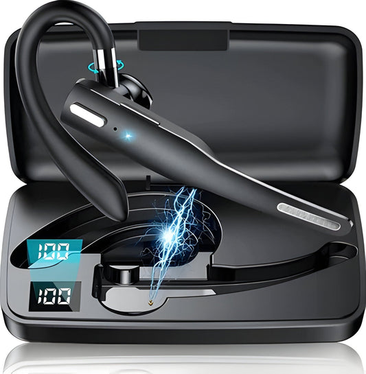Casque Bluetooth 5.1 avec Double Microphone et Réduction de Bruit