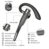 Casque Bluetooth 5.1 avec Double Microphone et Réduction de Bruit