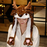 Chapeau de Noël en Peluche Douce - Accessoire Festif Confortable