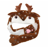 Chapeau de Noël en Peluche Douce - Accessoire Festif Confortable