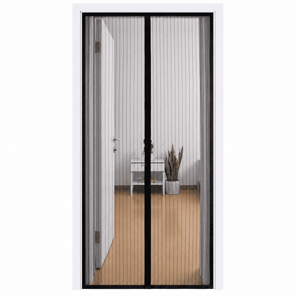 Porte Moustiquaire Aimantée - Installation Facile Sans Outils