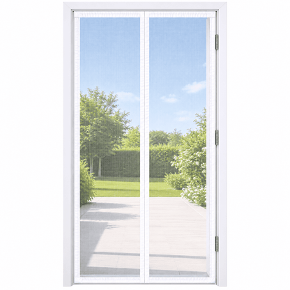 Porte Moustiquaire Aimantée - Installation Facile Sans Outils
