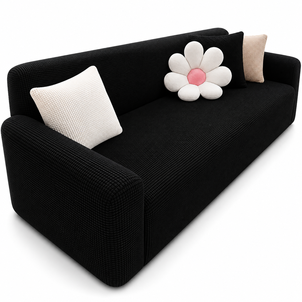 Copridivano Antiscivolo in Tessuto Jacquard - Protezione Elegante e Resistente