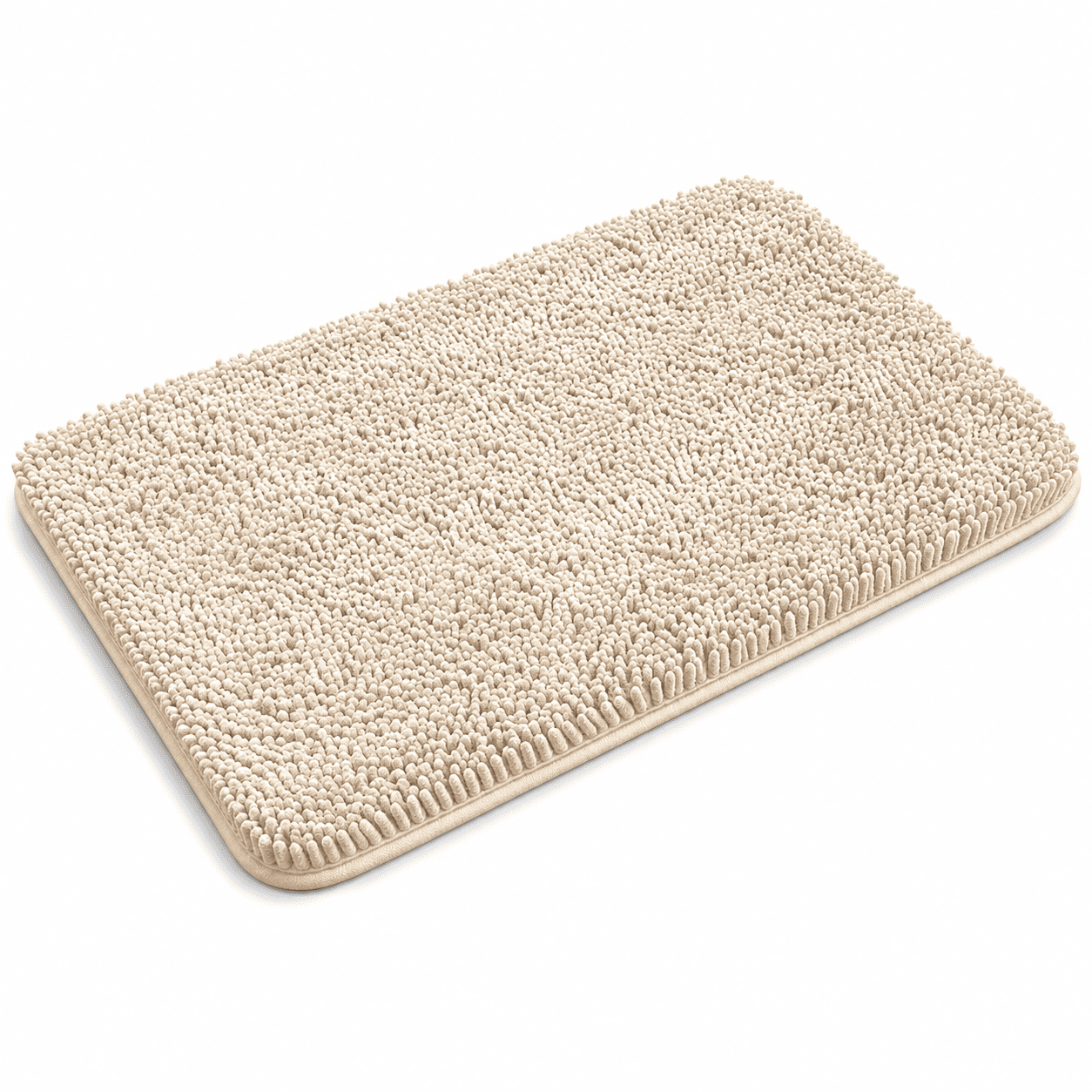 ChenilSoft - Tapis de Bain en Chenille Antidérapant & Ultra-Absorbant