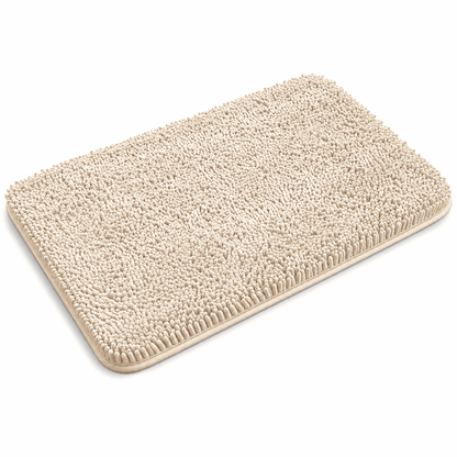 ChenilSoft - Tapis de Bain en Chenille Antidérapant & Ultra-Absorbant