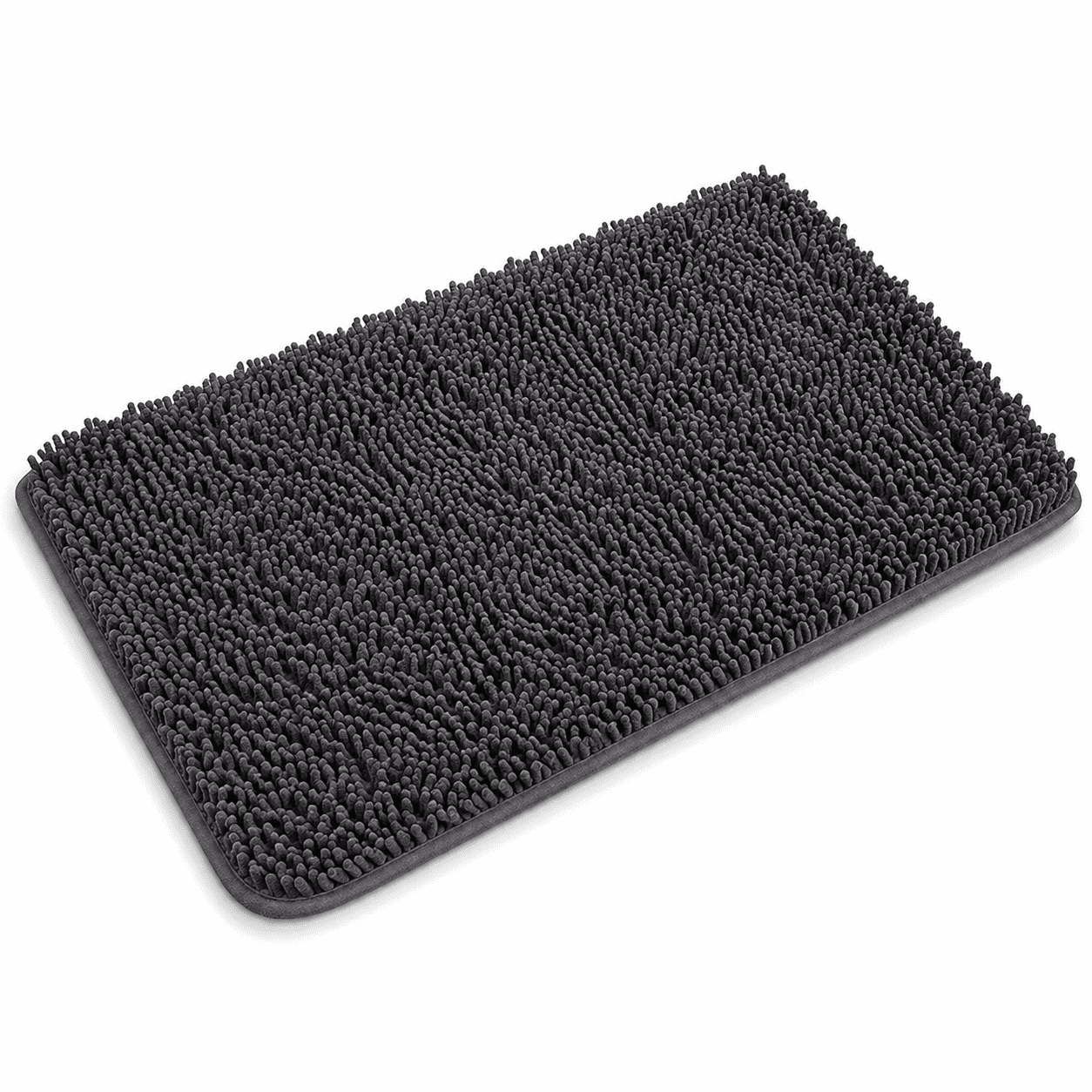 ChenilSoft - Tapis de Bain en Chenille Antidérapant & Ultra-Absorbant