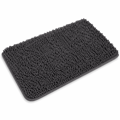 ChenilSoft - Tapis de Bain en Chenille Antidérapant & Ultra-Absorbant
